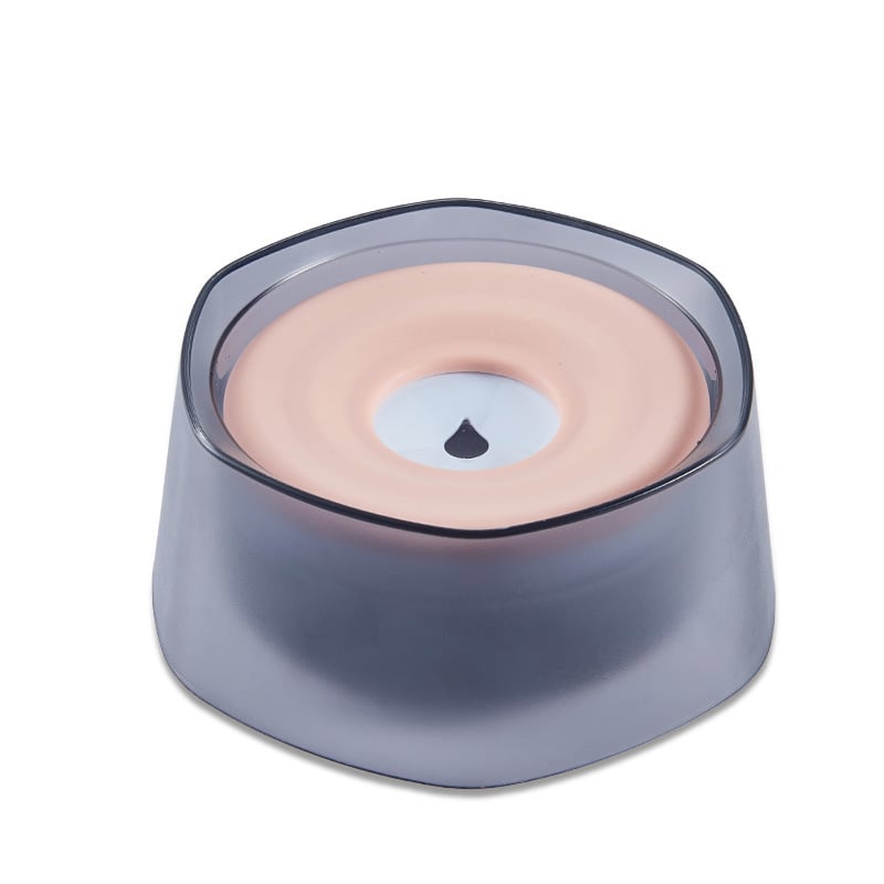 Splash-Proof Floating Pet Water Bowl (Anti-Spill & Slow Drinking)