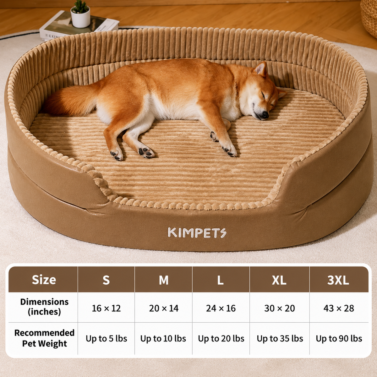 Universal Pet Dog Bed with Removable Washable Cover