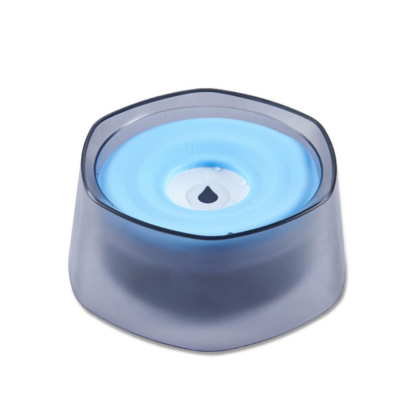 Splash-Proof Floating Pet Water Bowl (Anti-Spill & Slow Drinking)